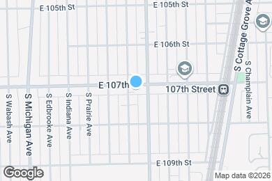 Map image of the property - 343 E 107th St