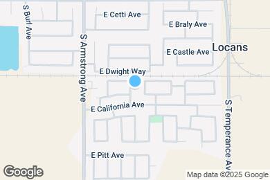 Map image of the property - 1048 S Carriage Ave