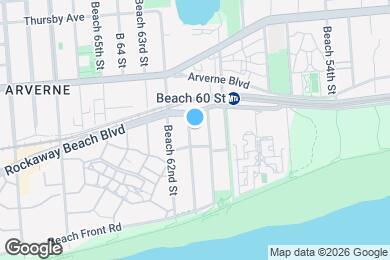 Map image of the property - 182 Beach 61st Street