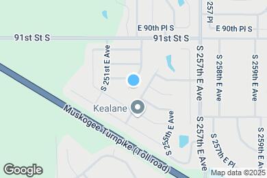 Map image of the property - 9215 S 253rd E Ave