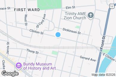 Map image of the property - 89 Clinton St