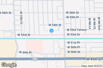 Map image of the property - 1305 W 53rd St