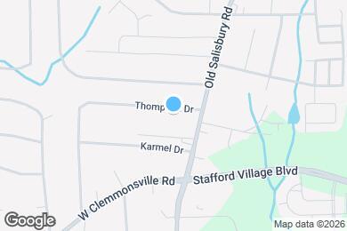 Map image of the property - 1628 Thompson Dr