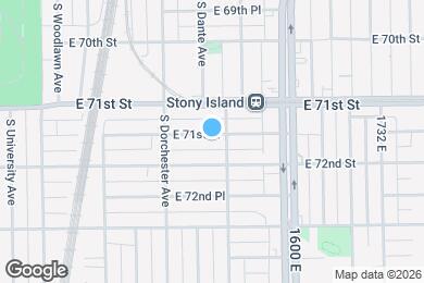 Map image of the property - 1449 E 71st Pl