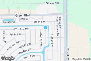 Map image of the property - 1701 41st Ter SW