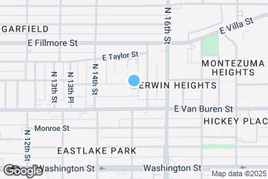 Map image of the property - 1457 E Polk St