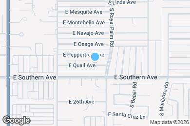 Map image of the property - 700 E Quail Ave