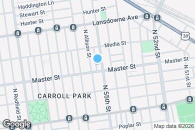 Map image of the property - 1413 N Vodges St