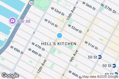 Map image of the property - 722 Tenth Avenue (49th & 50th St), #2B