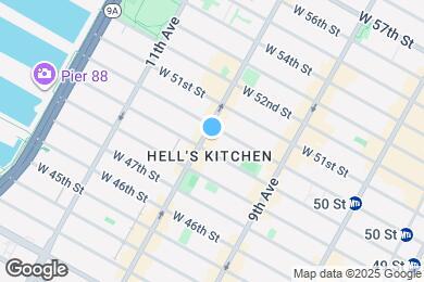 Map image of the property - 722 Tenth Avenue (49th & 50th St), #5C