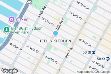 Map image of the property - Tenth Avenue