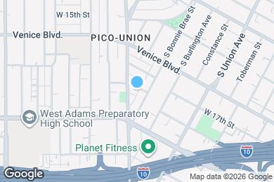 Map image of the property - 1316 W 18th St