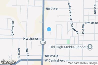 Map image of the property - 305 NW H St