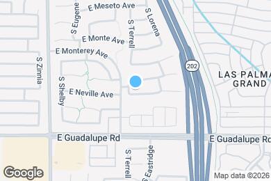 Map image of the property - 8628 E Nopal Ave