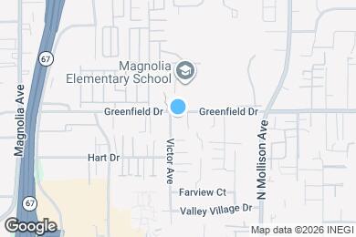 Map image of the property - 1261 Victor Ave