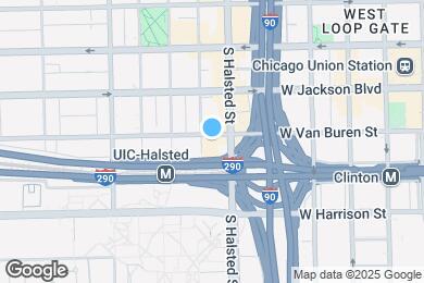 Map image of the property - 815 W Van Buren St