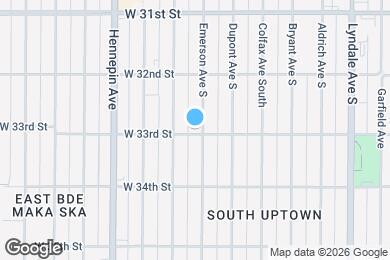 Map image of the property - 3252 Emerson Ave S