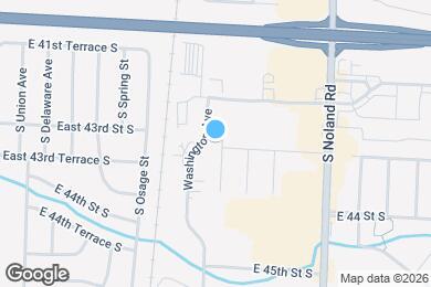 Map image of the property - 4232 S Liberty St