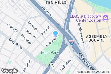Map image of the property - 100 Fellsway W