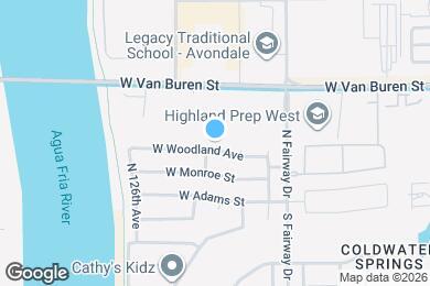 Map image of the property - 12420 W Woodland Ave