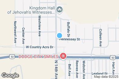 Map image of the property - 1413 Hennessey St