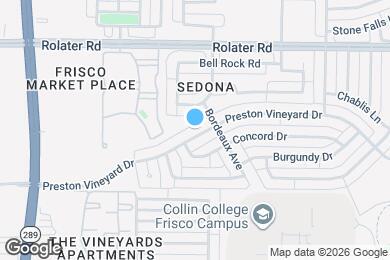 Map image of the property - 9724 Preston Vineyard Dr