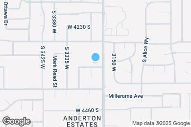 Map image of the property - 3228 W 4340 S
