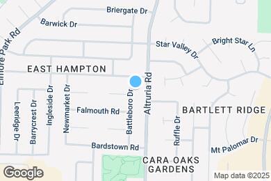 Map image of the property - 3124 Battleboro Dr