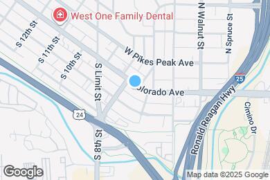 Map image of the property - 719 W Colorado Ave