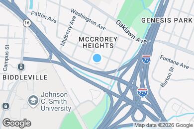 Map image of the property - 1634 Van Buren Ave