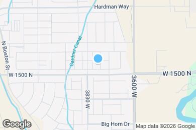 Map image of the property - 1553 N 3740 W