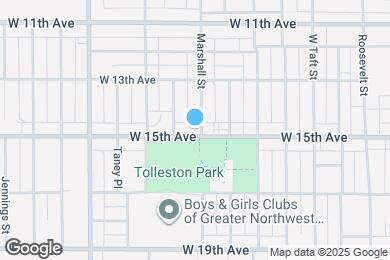 Map image of the property - 2704 W 15th Ave