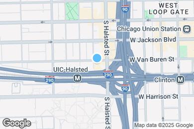Map image of the property - 819 W Van Buren St