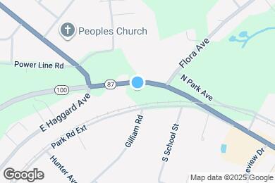 Map image of the property - The Glenns at Elon