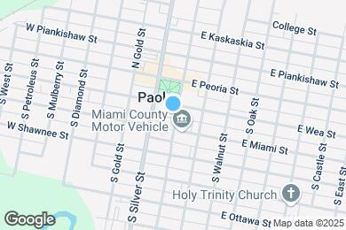 Map image of the property - 114 S Pearl St