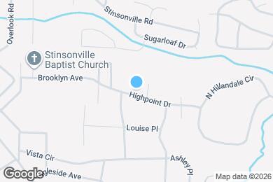 Map image of the property - 3163 Highpoint Dr