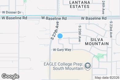 Map image of the property - 2623 W Fawn Dr