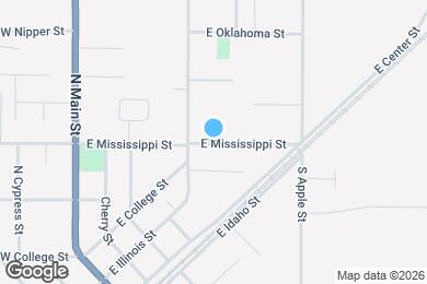 Map image of the property - 507 E Mississippi St