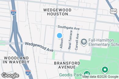 Map image of the property - 1801 Allison Pl