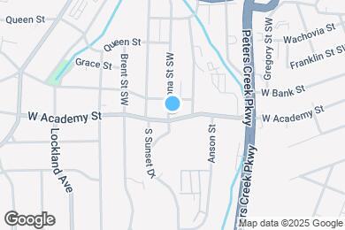 Map image of the property - 1425 W Academy St