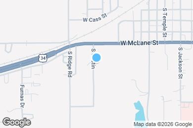 Map image of the property - 421 S Gustin