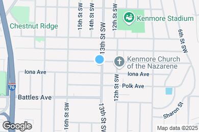 Map image of the property - 2020 13th St SW