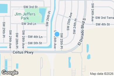 Map image of the property - 4/2 Newer  construction home.