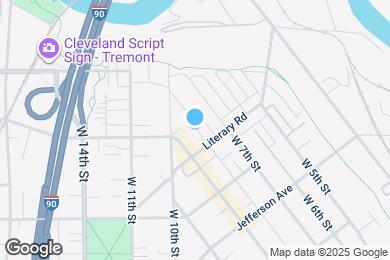 Map image of the property - 2168 Thurman Ave