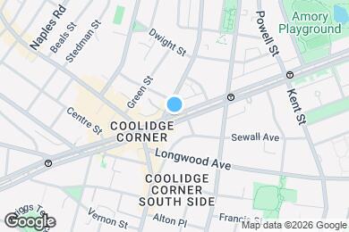 Map image of the property - 1280 Beacon St