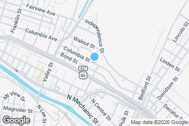 Map image of the property - 302 Columbia St