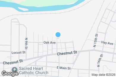 Map image of the property - 422 N 12th St