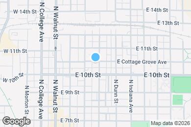 Map image of the property - 320 E Cottage Grove Ave
