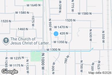 Map image of the property - 1393 N 870 W