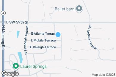 Map image of the property - 421 E Mobile Terrace
